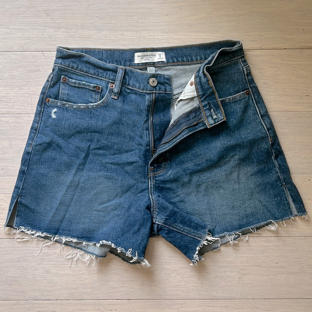 Abercrombie & Fitch Blue Jean Shorts